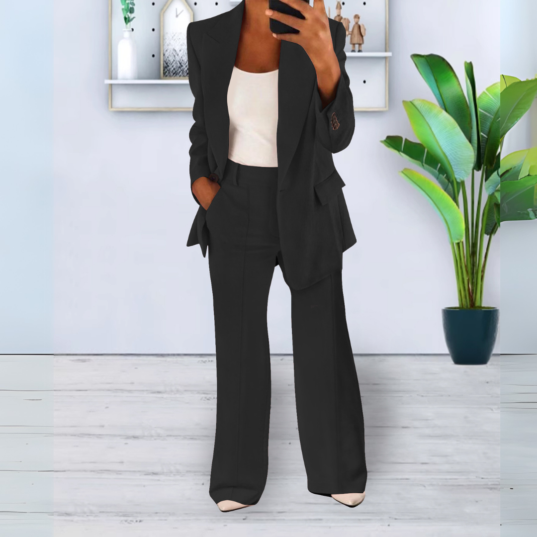 Zora | Stylowy i wygodny zestaw żakietu i spodni