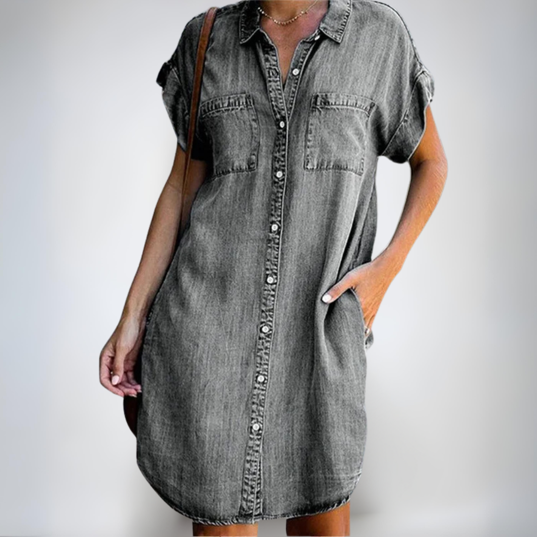 Tereza | Lekkie, nieformalne sukienki z krótkimi rękawami