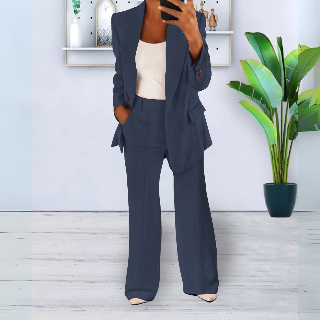 Zora | Stylowy i wygodny zestaw żakietu i spodni