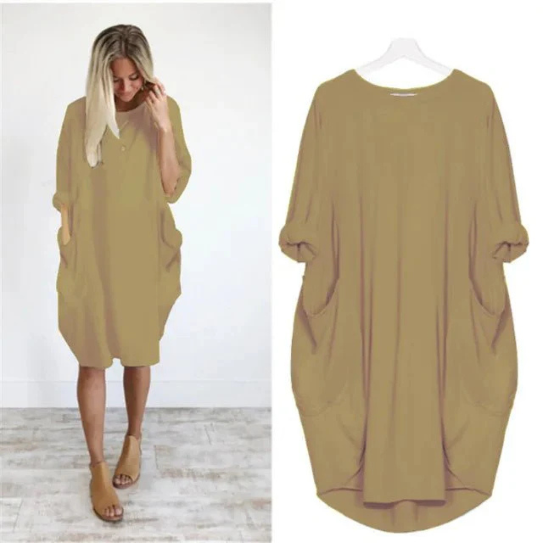 Mieke | Elegancka sukienka z kieszeniami