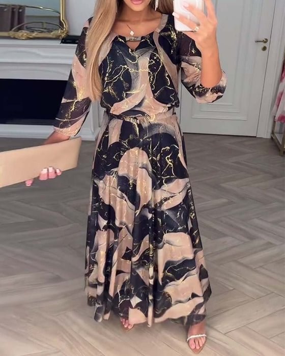 Anna | Elegancka sukienka z szyfonu