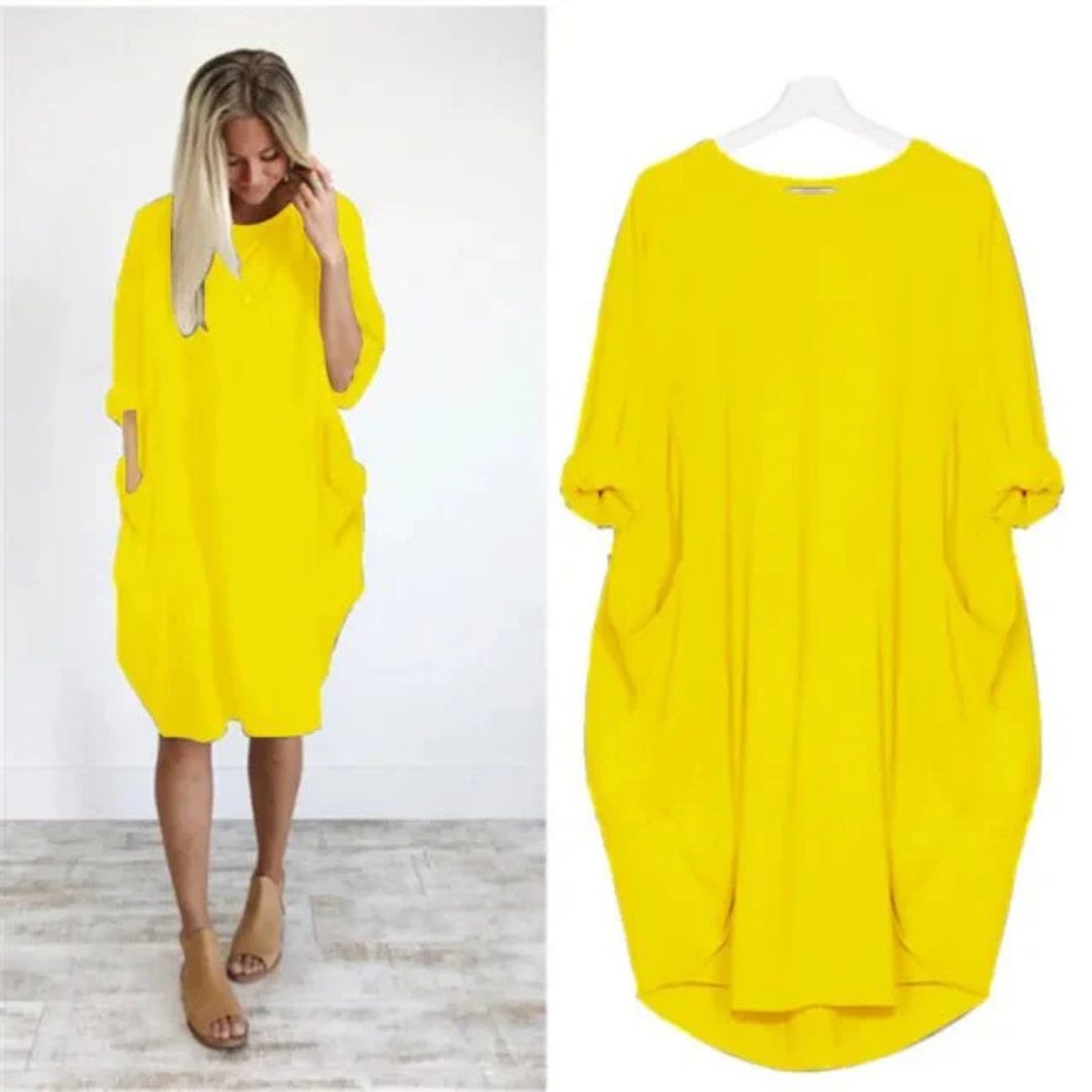 Mieke | Elegancka sukienka z kieszeniami