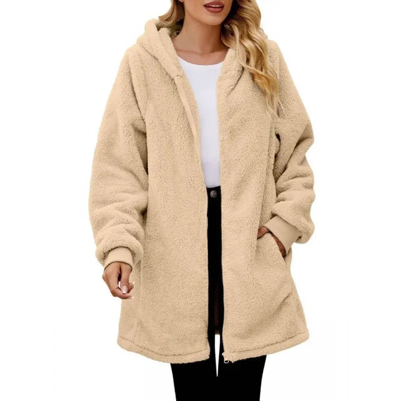 Raelyn | Kapturowa Kurtka Fleece