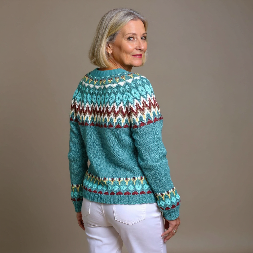 Serenity | Vintage Islandzki Sweter z Wełny