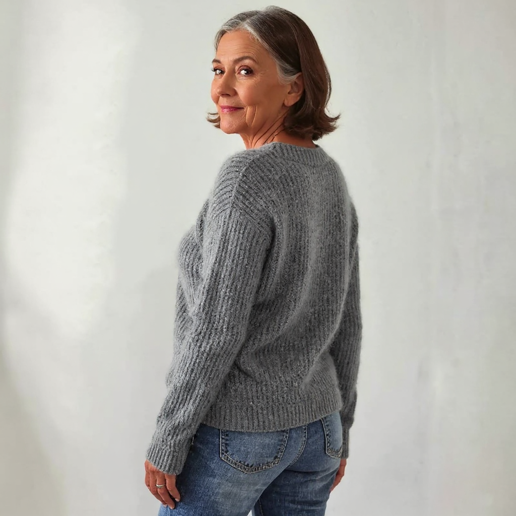 Ellie | Vintage Islandzki Sweter z Wełny