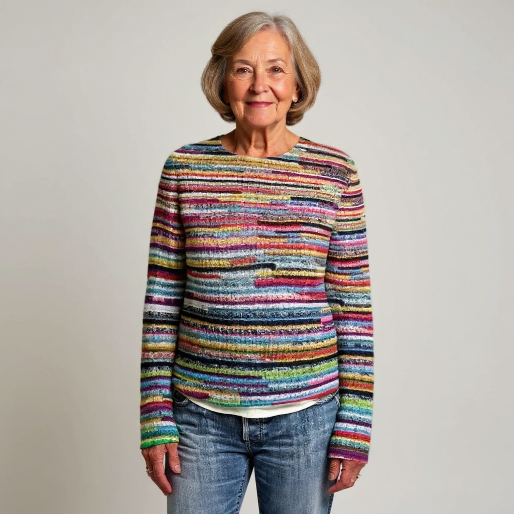 Claire | Vintage Islandzki Sweter Wełniany