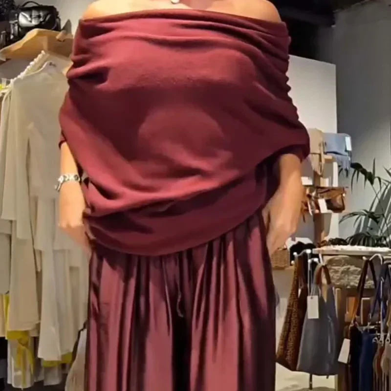 Gala – Elegancki zestaw z dekoltem Bardot