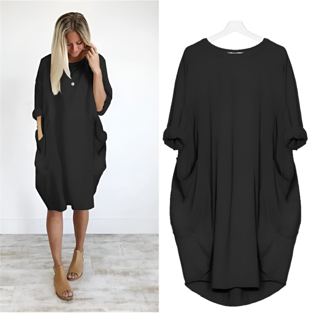 Mieke | Elegancka sukienka z kieszeniami