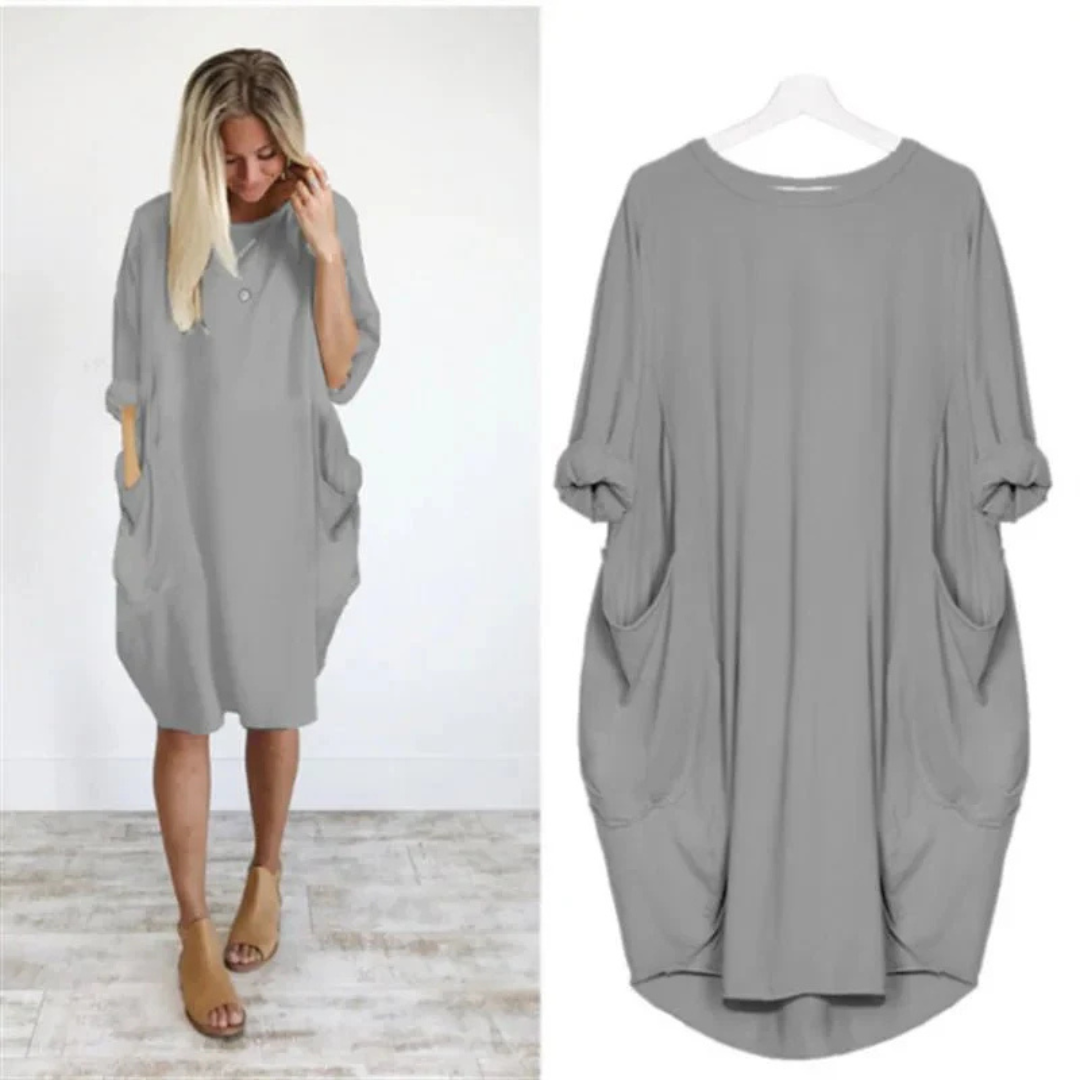 Mieke | Elegancka sukienka z kieszeniami
