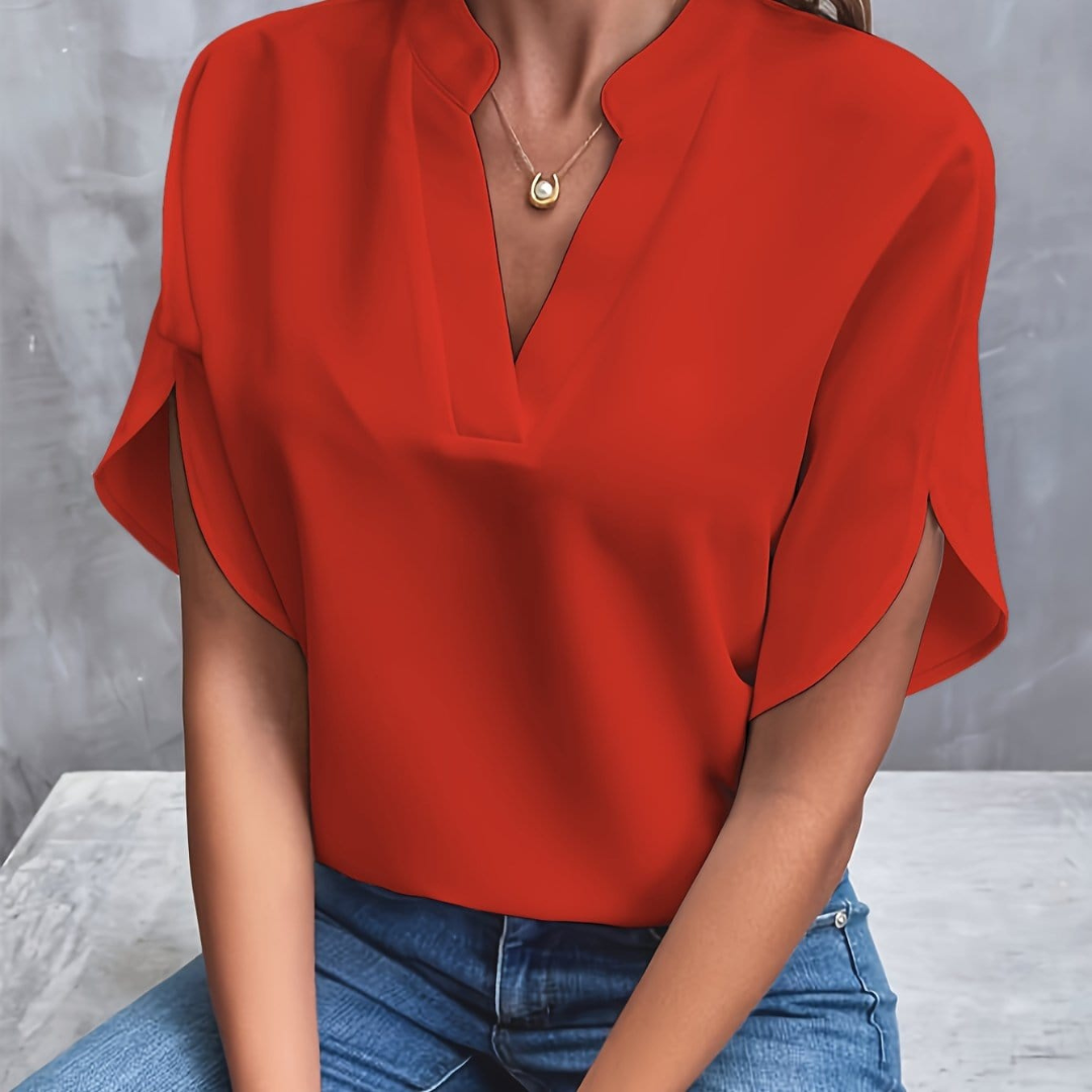 Ember | Elegancka bluzka z dekoltem w serek