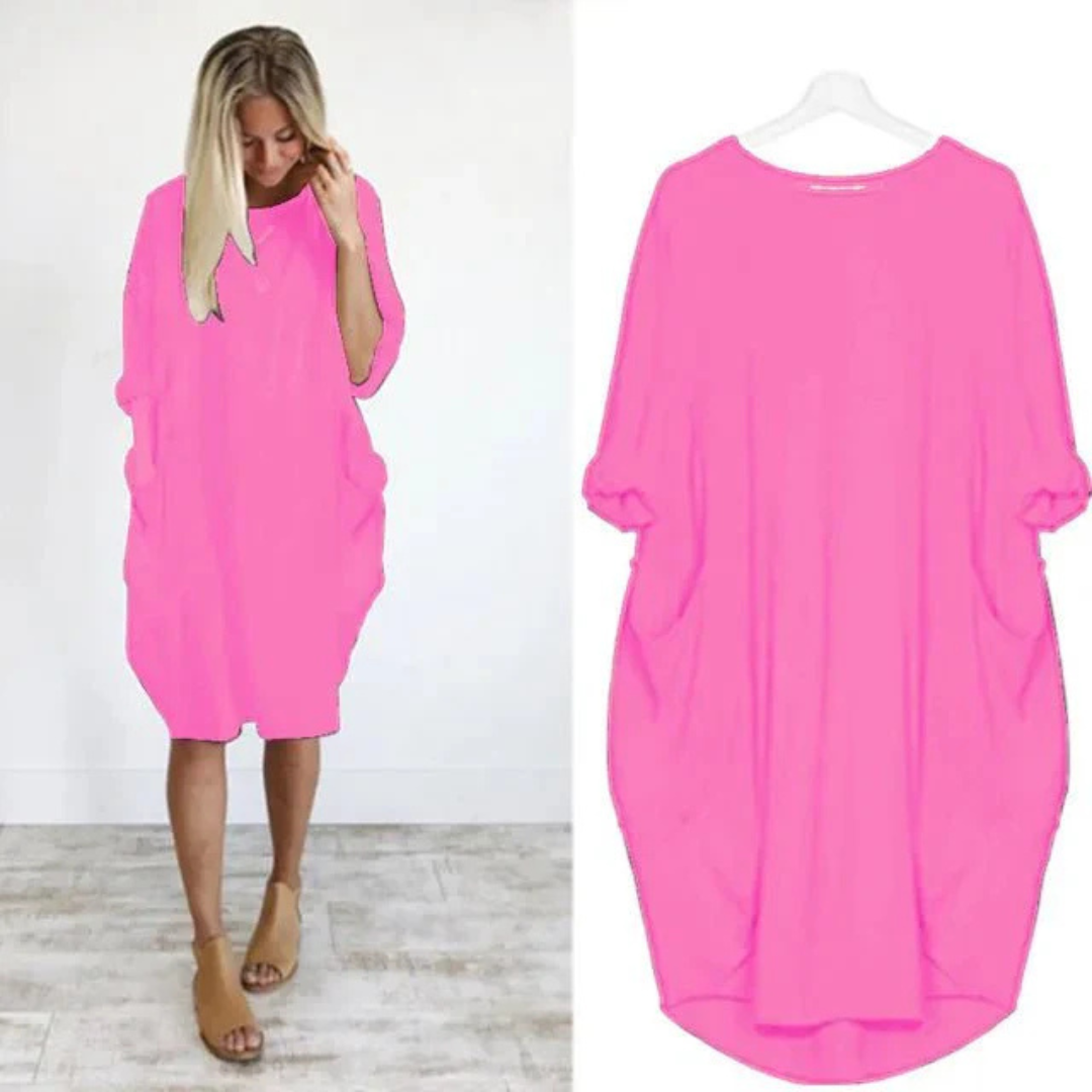 Mieke | Elegancka sukienka z kieszeniami